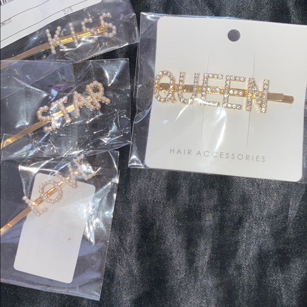 Personalized Hair Clips Bundle